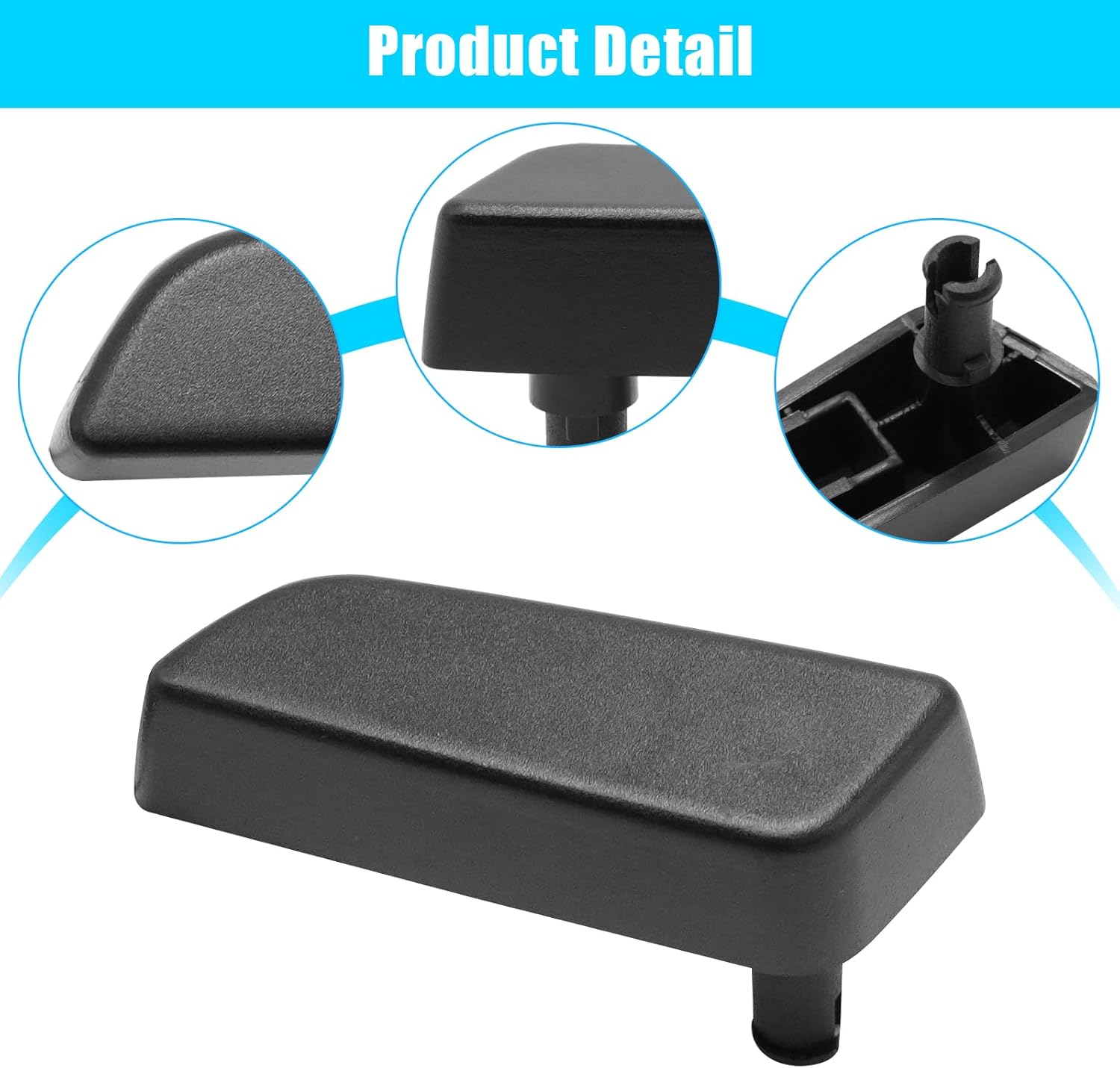 YDSSTORE Compatible with Tesla Model 3/Y Seat Adjuster Button 2017 2018 2019 2020. Passenger Side Seat Back Forward Button Cover for Tesla Model 3 Model Y. Seat Adjustement Switch Button 1098843-00-E-autoydsstore