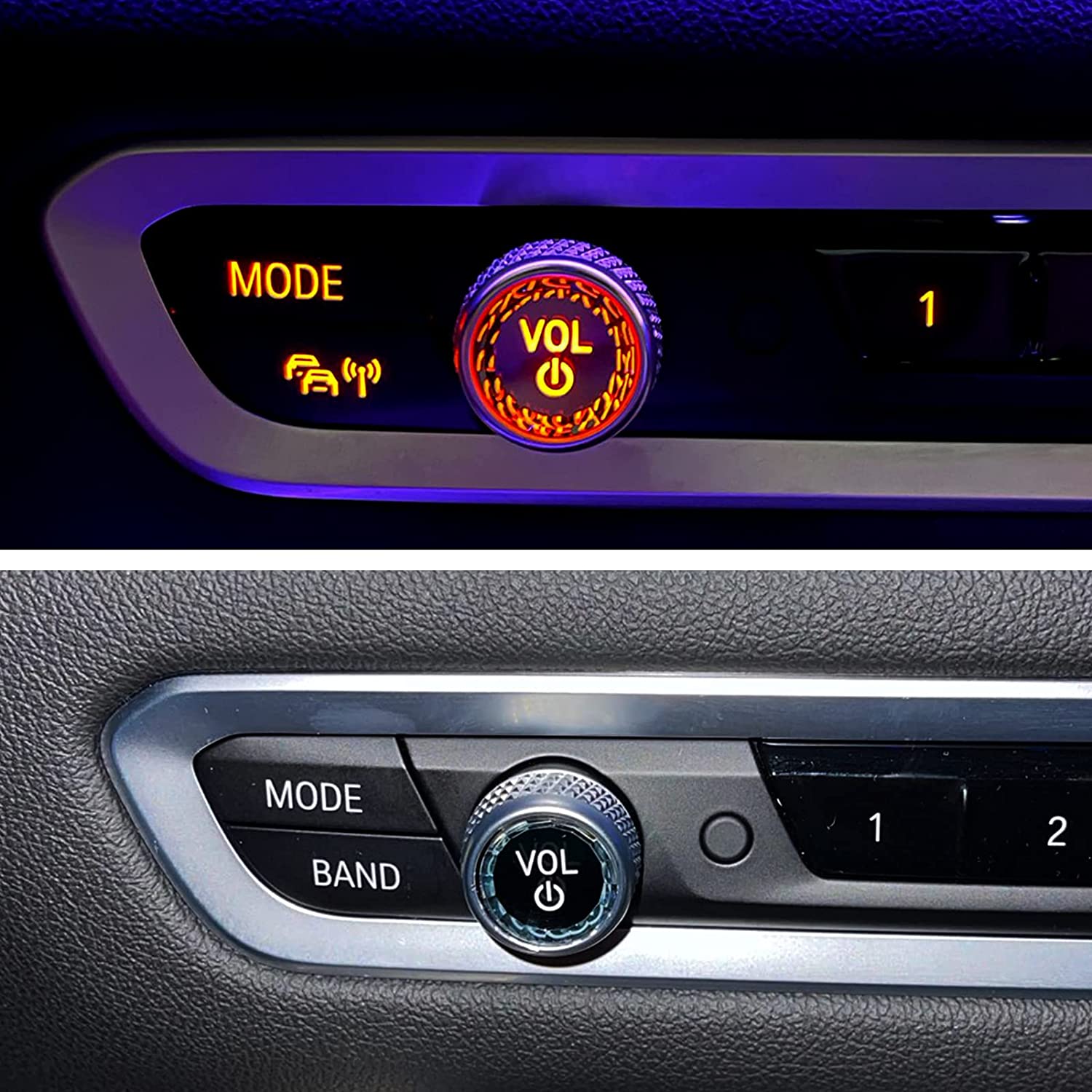 For BMW Crystal Volume Knob Button Covers | YDSSTORE