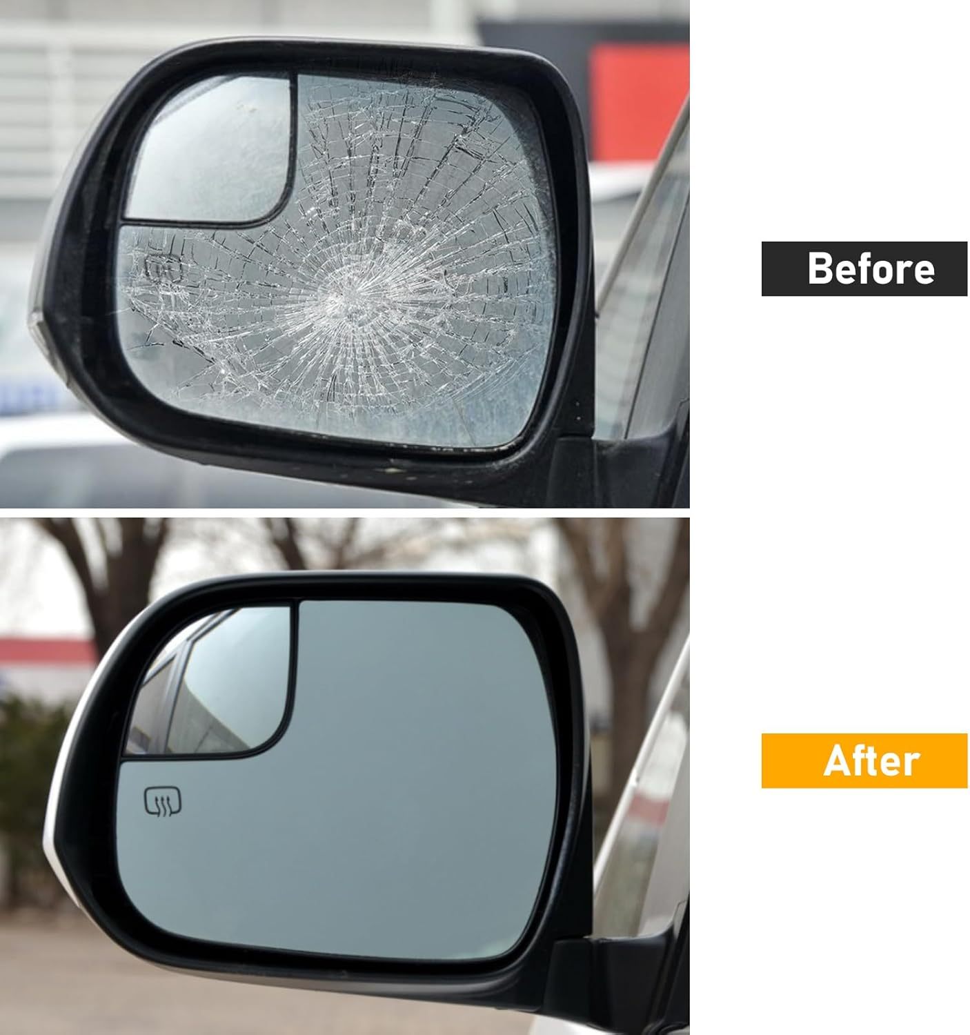 Toyota Sienna Left Driver Side Power Heated Mirror Glass| YDSSTORE
