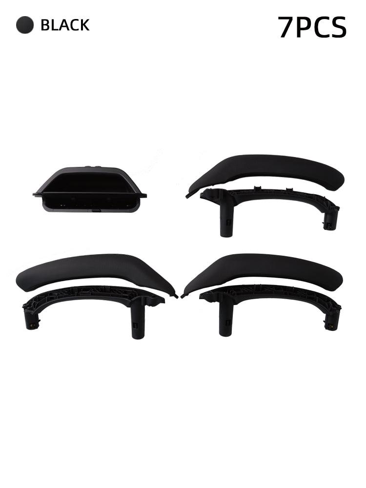 Door Pull Handle Passenger Door Inner Handle+Outer Cover Trim Replacement Kit Assembly for BMW X3/X4 F25 F26 2010 2011 2012 2013 2014 2015 2016-autoydsstore