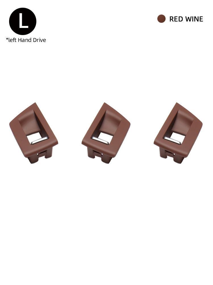 Suitable for BMW 5 Series left and right peptide F10 F11 lift window button panel switch cover trim black carbon fiber 520 525d-autoydsstore