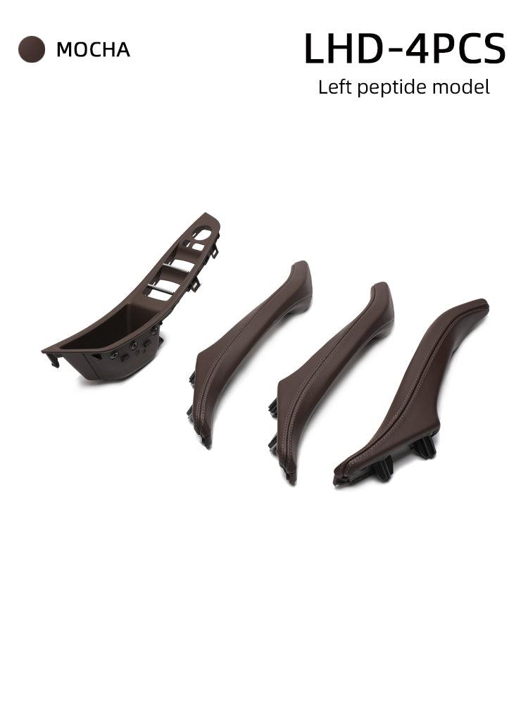 Leather Side Door Pull Handle for BMW 5 Series.Left Right Side Passenger Inner Door Handle Replacement for BMW F10 F11 F18 520 523 525 528 530 535 2010-2016-autoydsstore