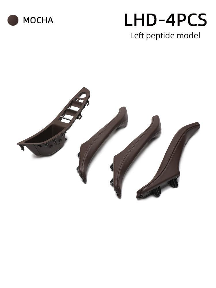 Leather Side Door Pull Handle for BMW 5 Series.Left Right Side Passenger Inner Door Handle Replacement for BMW F10 F11 F18 520 523 525 528 530 535 2010-2016-autoydsstore