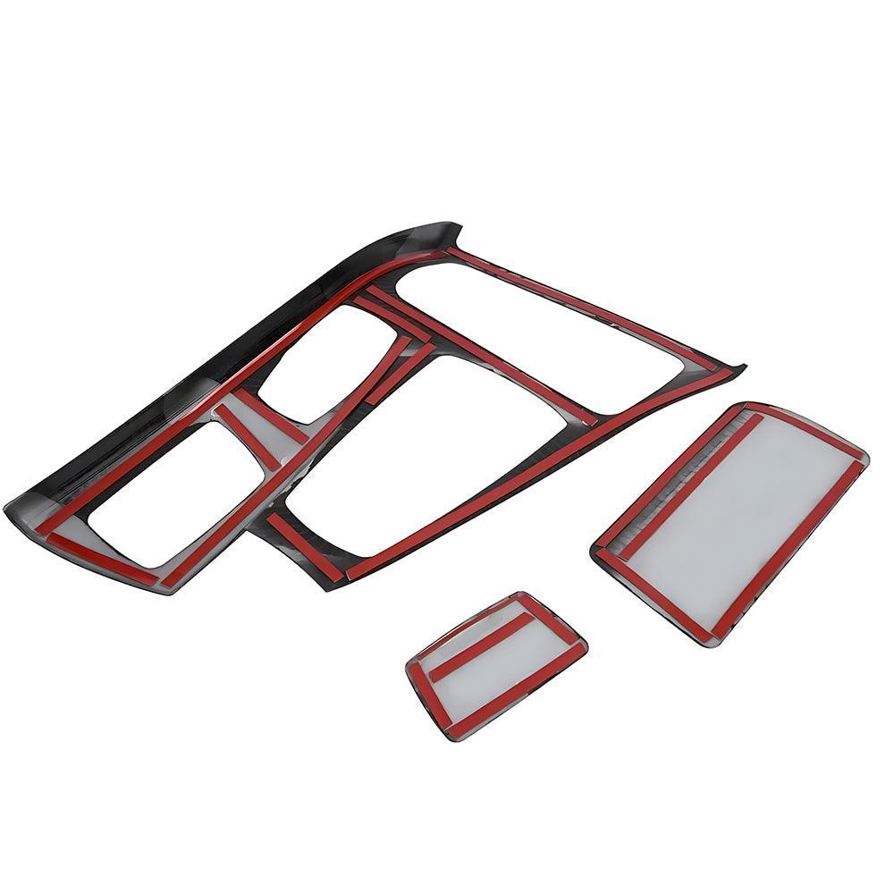 Auto Gear Shift Panel Trim Cover Fit for BMW 5 Series F10 2011-2016 Car Interior Center Console Gear Shift Box Panel Frame Cover Trim Decoration Car Interior Accessories(Carbon Fiber)-autoydsstore