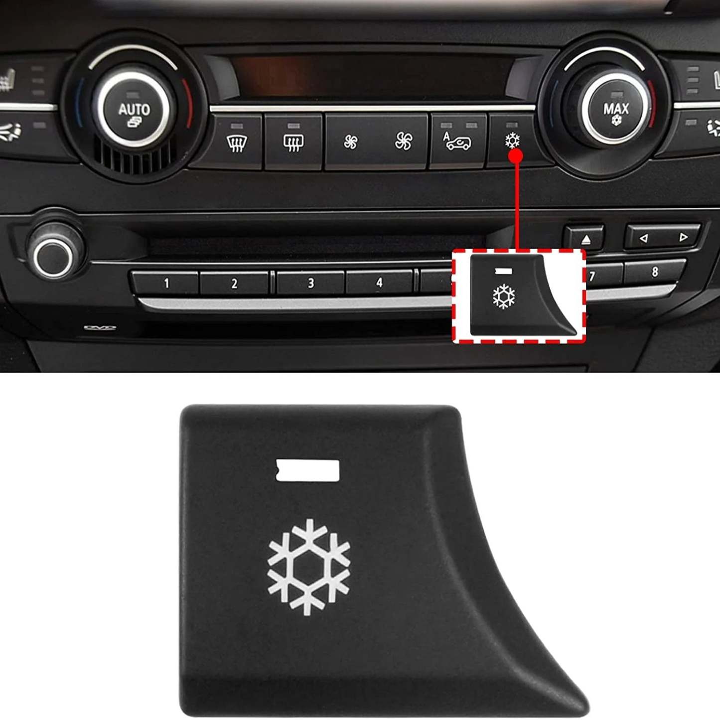Upgraded For BMW X5/X6 Air Recirculation Button/Snowflake Button Covers | YDSSTORE