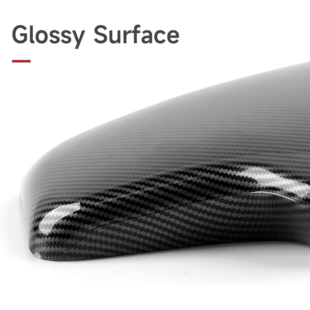 Car Armrest Cover Lid Storage Box Carbon Color ABS Trim fits for BMW F30 2012 2013 2014 2015 2016 2017 2018 2019 Accessories-autoydsstore