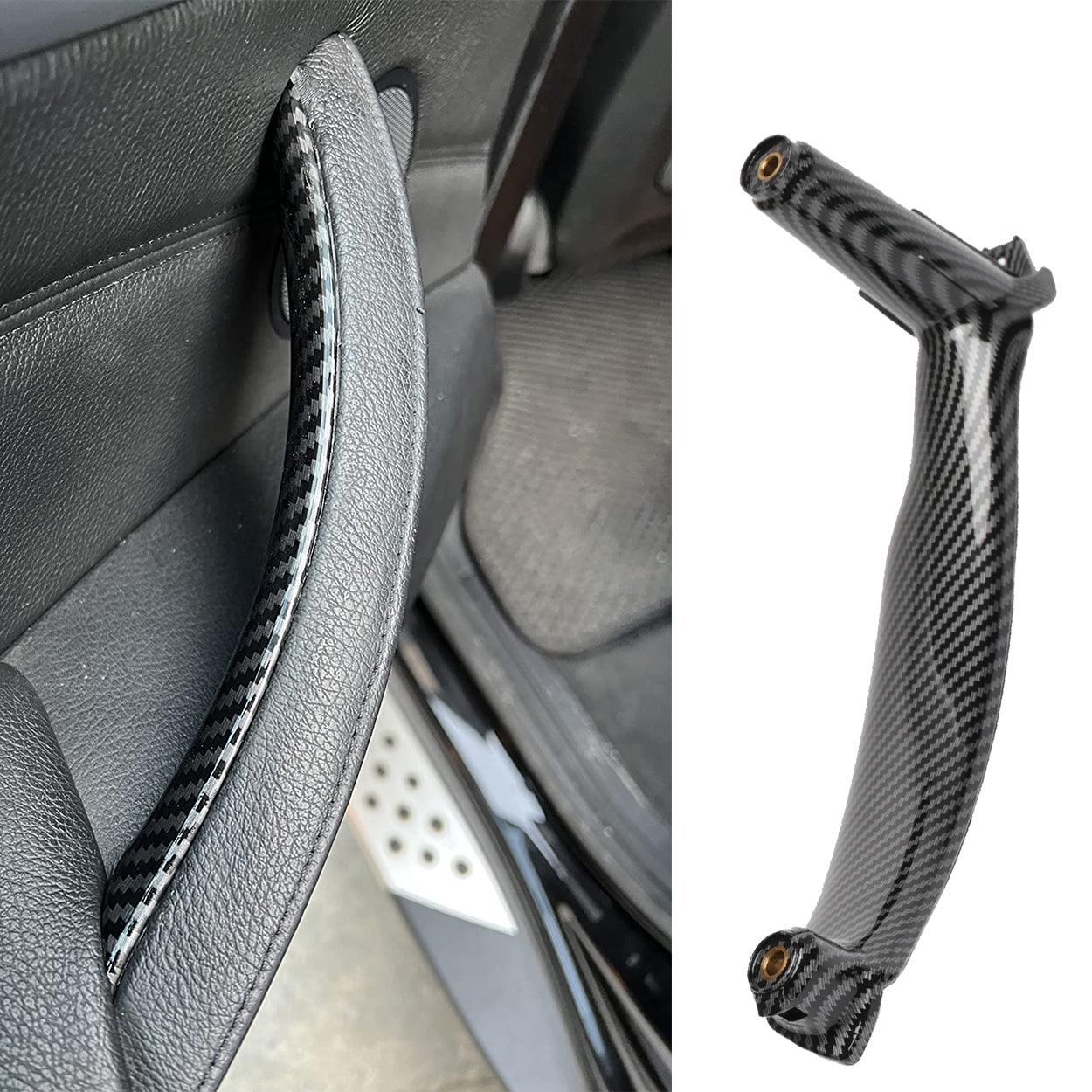 for BMW X5 X6 Door Pull Handle. Inner Door Trim Grab Cover Passenger Side Right Front/left Right Rear Door Armrest Bracket (Fits:BMW X5 2008-2013 and BMW X6 2008-2014) (Leather Cover NOT Inculded)-autoydsstore