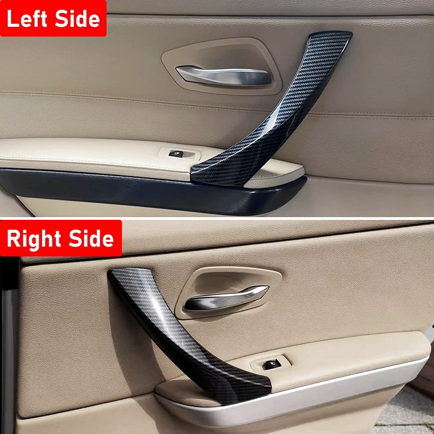 Modified For BMW 3 Series E90/E91/E92/E93 Car Door Handle+Outer Cover 6PCS | YDSSTORE-autoydsstore