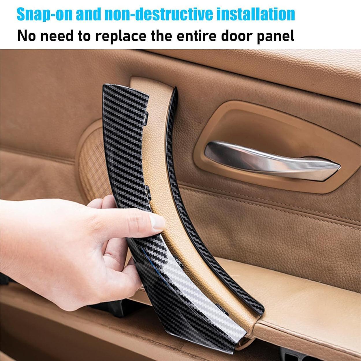 6PCS Door Handle Covers for BMW 3 Series E90/E91 (2006-2011) – Left & Right Passenger Door Pull Handles for BMW 325i. 328i. 335i. 330i-autoydsstore