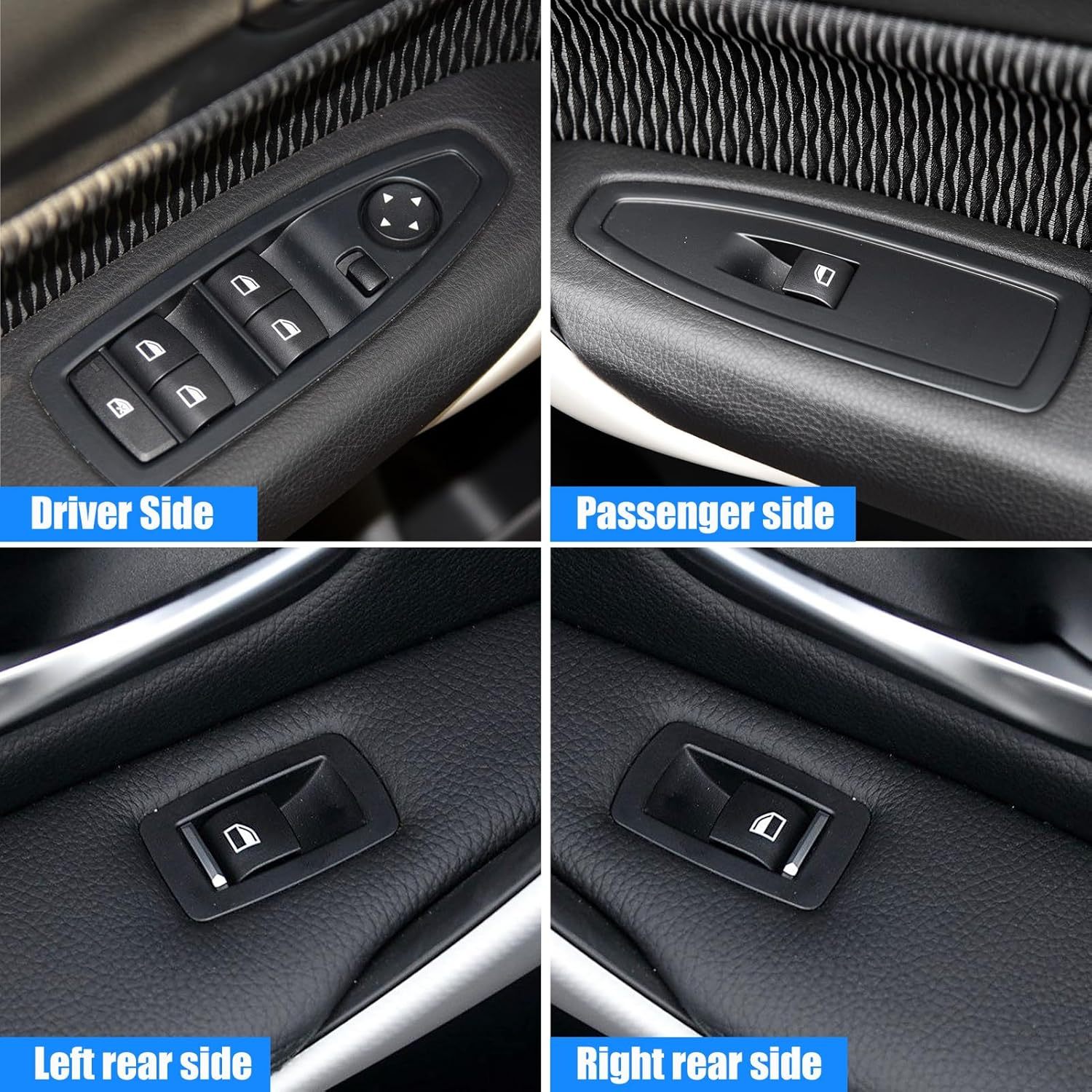 BMW 1'-4' Series Window Switch Panel Cover (2014-2019) | Black | YDSSTORE