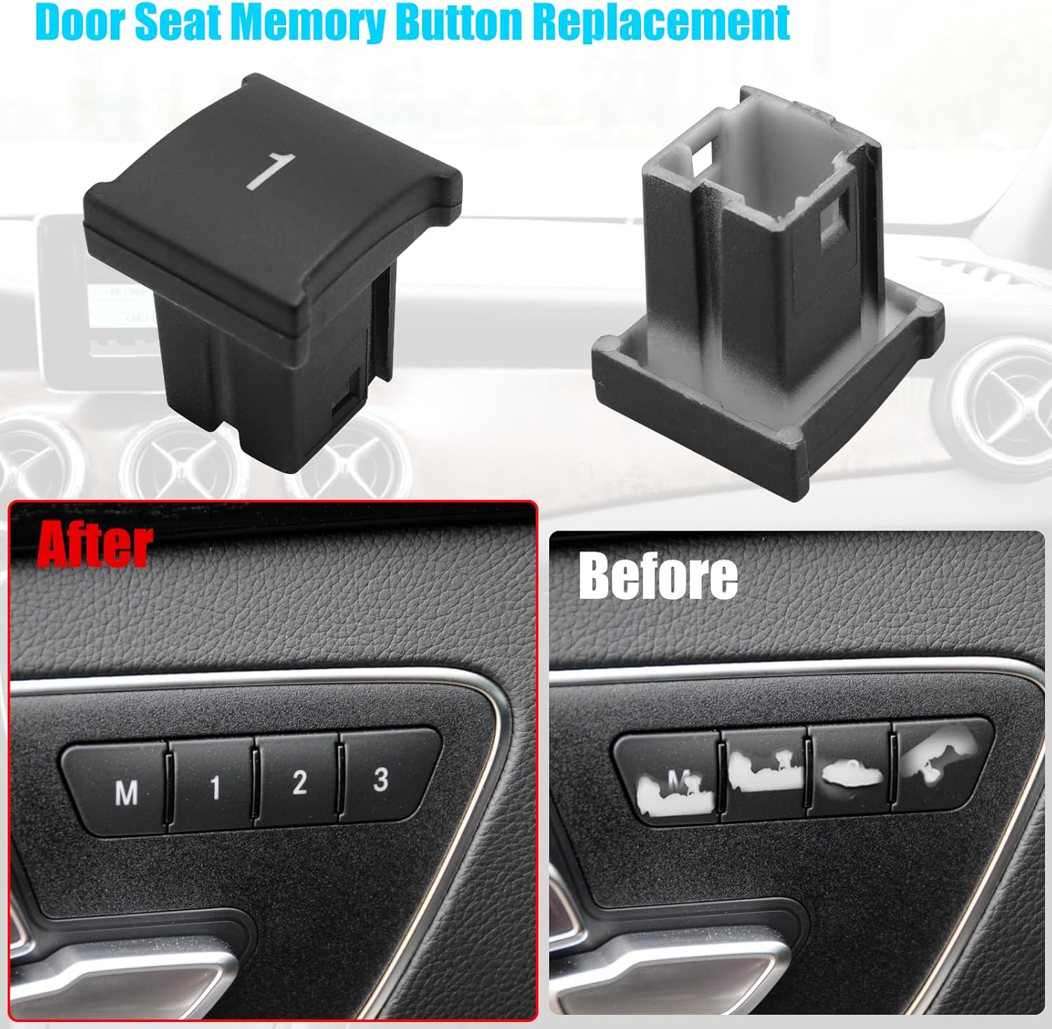 Seat Memory Button Replacement For Mercedes Benz C E ML CLA GLK GL CLS GLA GLE GLS (Left) | YDSSTORE