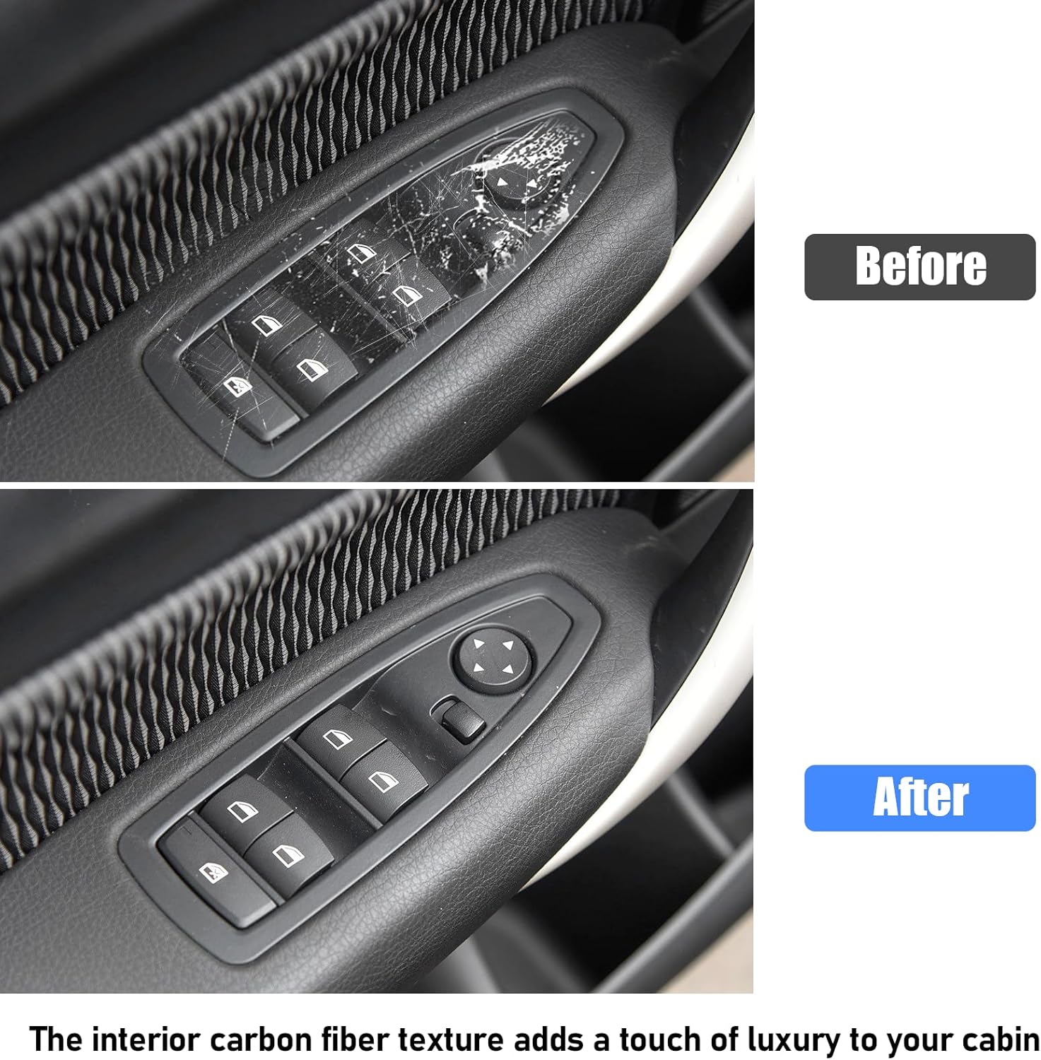 BMW 1'-4' Series Window Switch Panel Cover (2014-2019) | Black | YDSSTORE