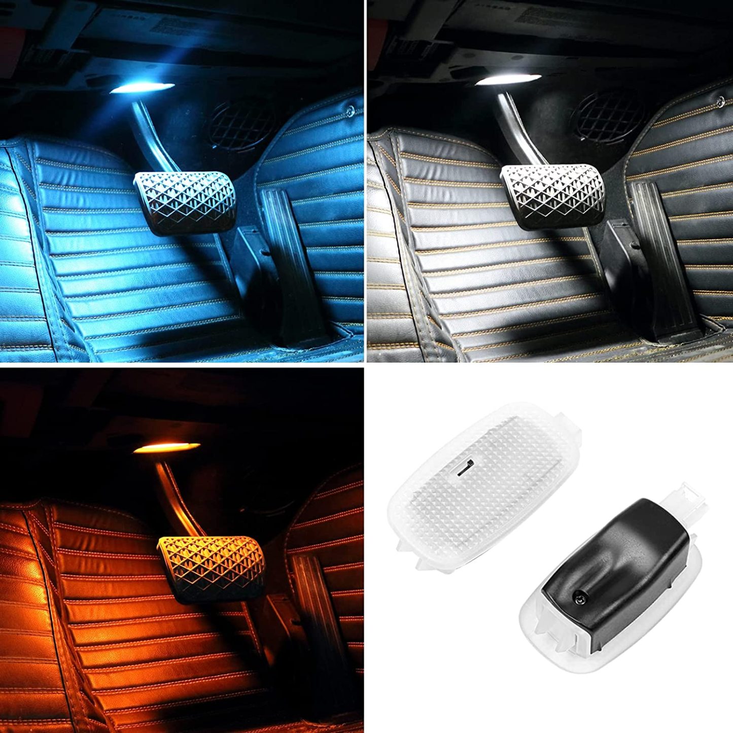 Upgraded For Mercedes Benz Ambient Footwell lighting
