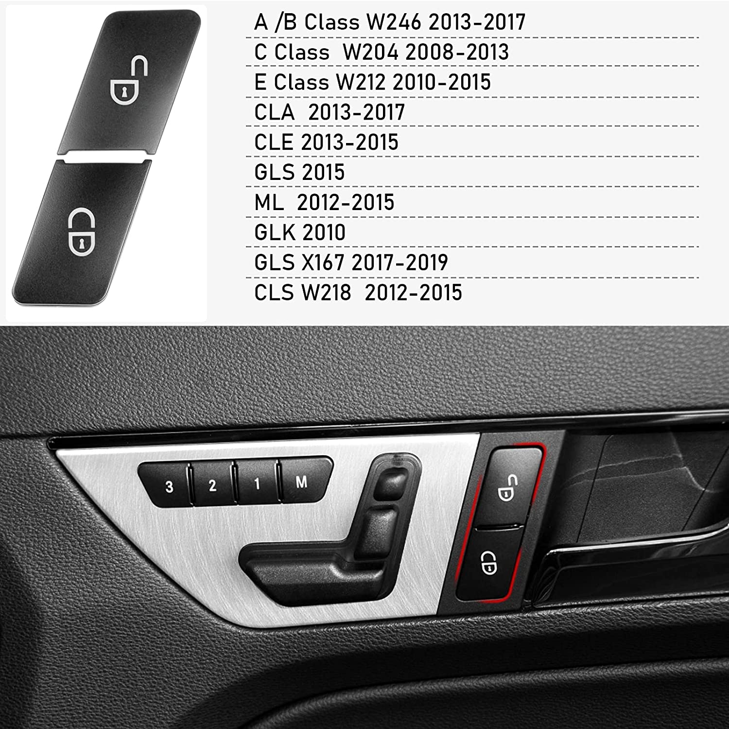 Upgraded For Mercedes Benz Door Lock Switch Button | YDSSTORE