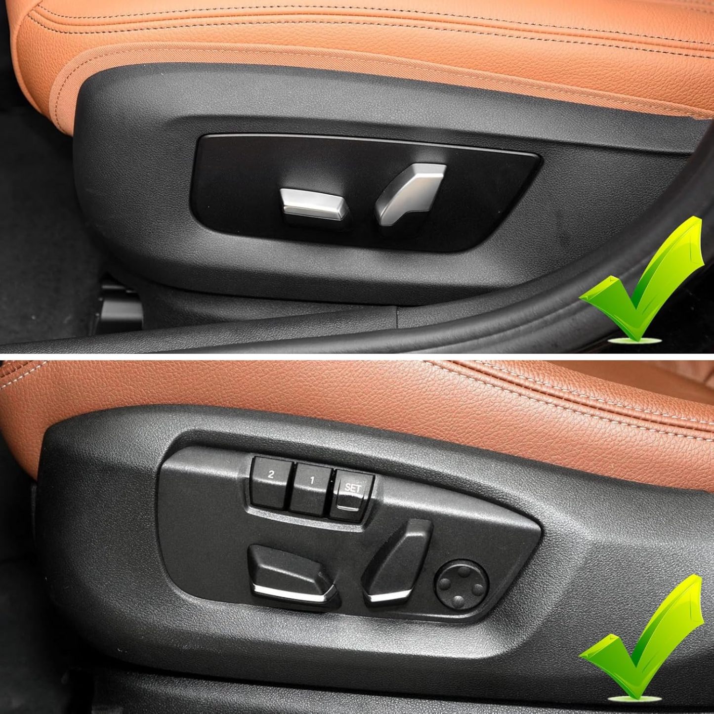 For BMW Front Seat Track Rail Cover 5' F07 F10 F11 G30 G31/6' G32/7' F01 F02 F03 G11 G12/X5 F15/X6 F16 F86. 52107317459 (Left)|YDSSTORE-autoydsstore