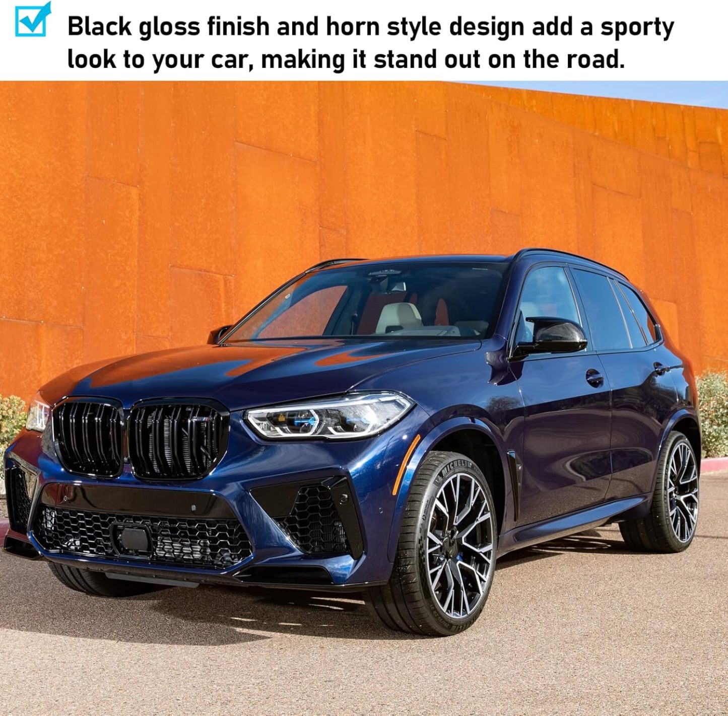 For BMW M Style Glossy Black Mirror Covers | X3 G01/X4 G02/X5 G05/X7 G07/X6 G06 | 2019-2024 | YDSSTORE-autoydsstore