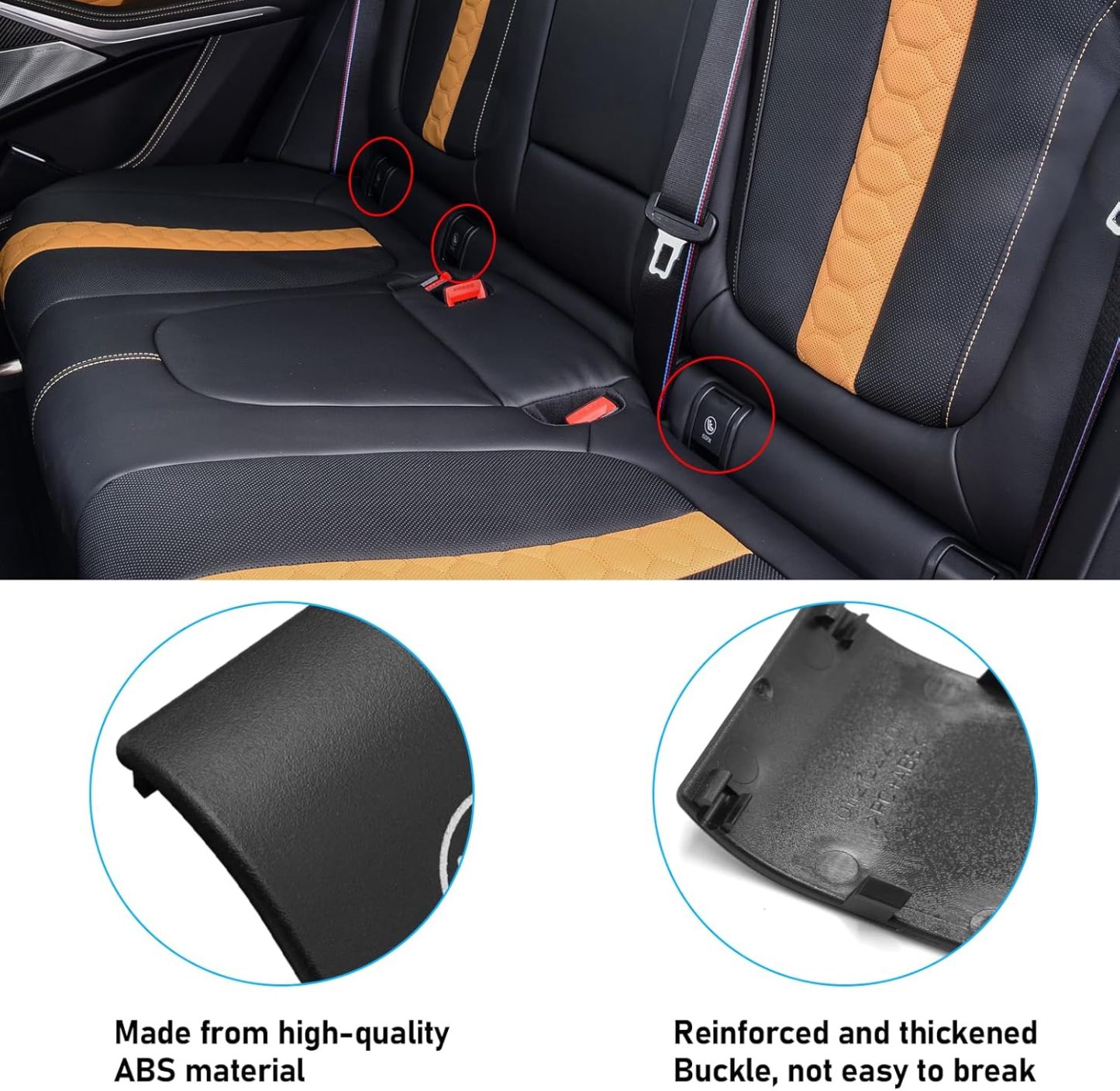 For BMW X5 G05 Child Seat Anchor Cover 52207499794 52208491146|YDSSTORE