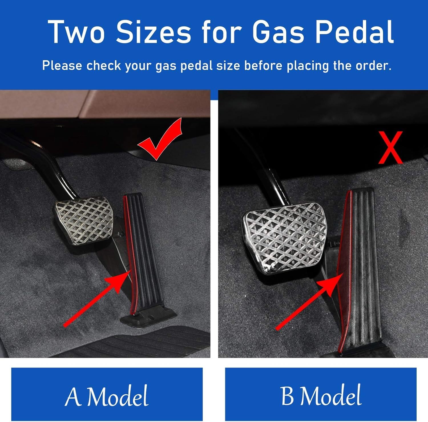 YDSSTORE  Compatible with BMW Pedal Covers. No Drill Break Pedal Cover Anti-Slip Gas (1' F20/2' F22/3' F30 G20/4' F32/5' G30/6' F12 G32/7' G11 G12/X3 G01/X4 G02/X5 F15 G05/X6 F16 G06/X7 G07)-autoydsstore