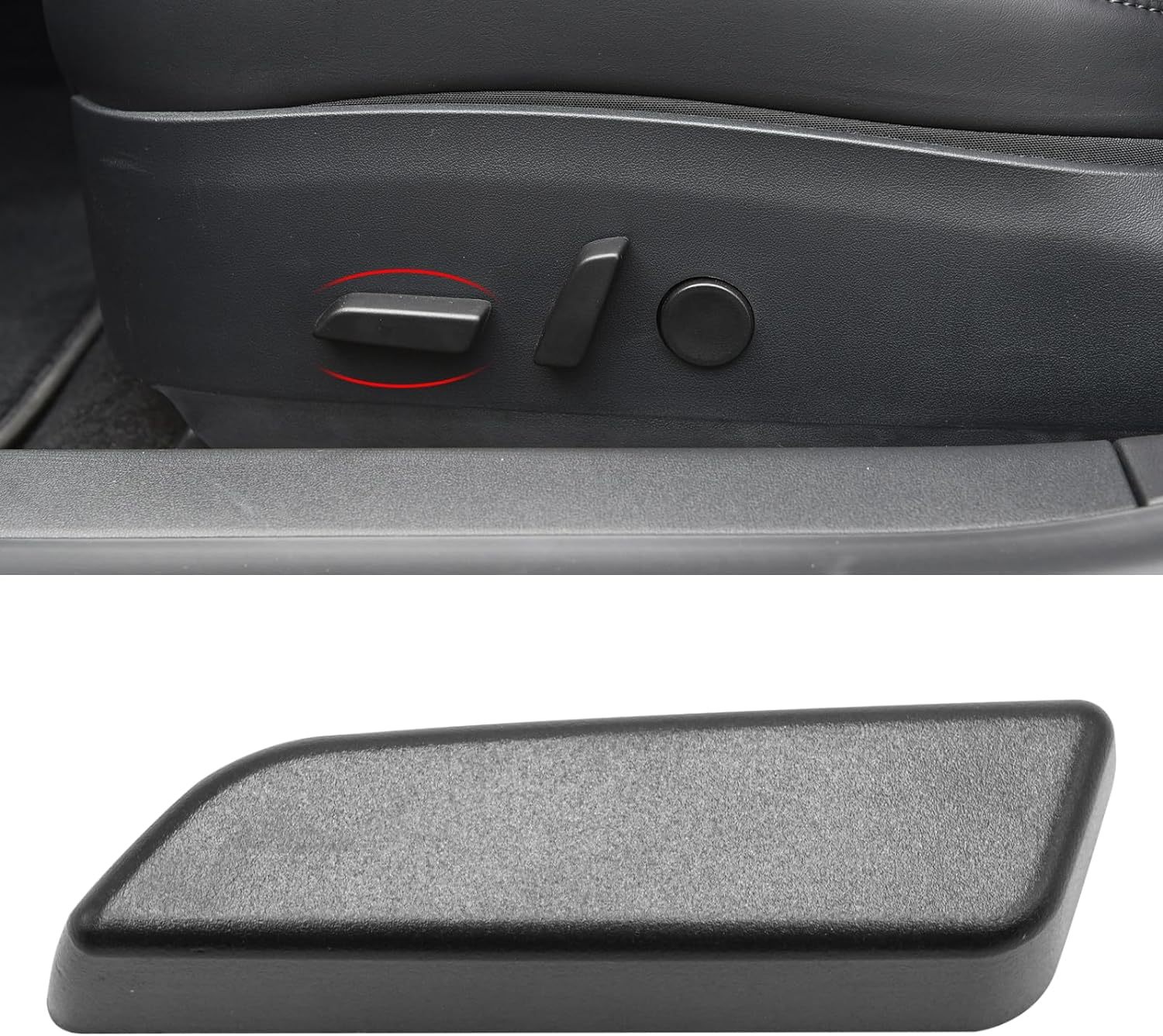 YDSSTORE Compatible with Tesla Model 3/Y Seat Adjustment Button 2017 2018 2019 2020. Driver Side Seat Cushion Forward Button Cover for Tesla Model 3 Model Y. Seat Adjuster Switch Button 1098840-00-D-autoydsstore