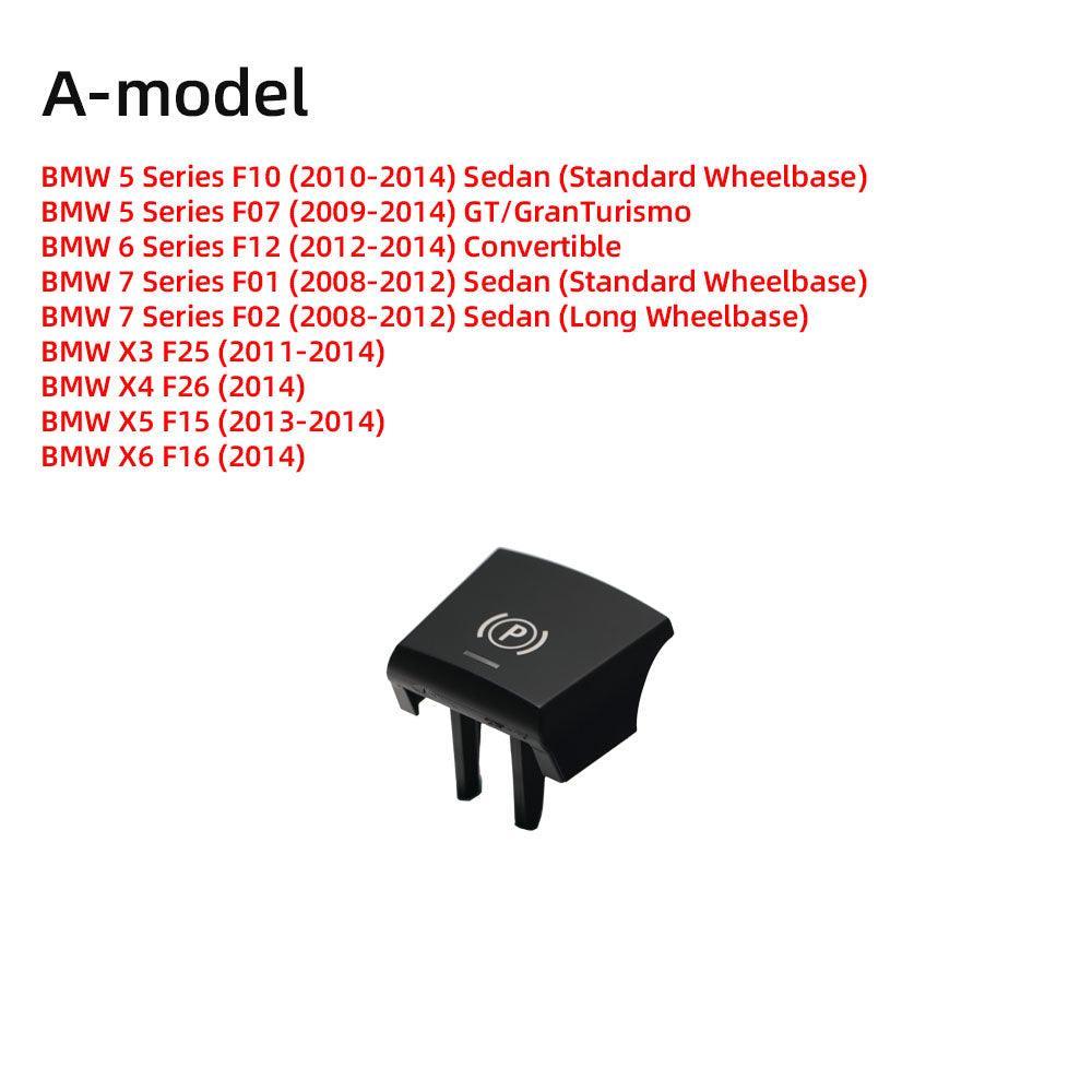 Compatible with BMW Parking Brake Button F10 F12 F01 F25 F26 F15 F16 Electronic Parking Switch Button Cover E-Brake P Button Replacement-autoydsstore