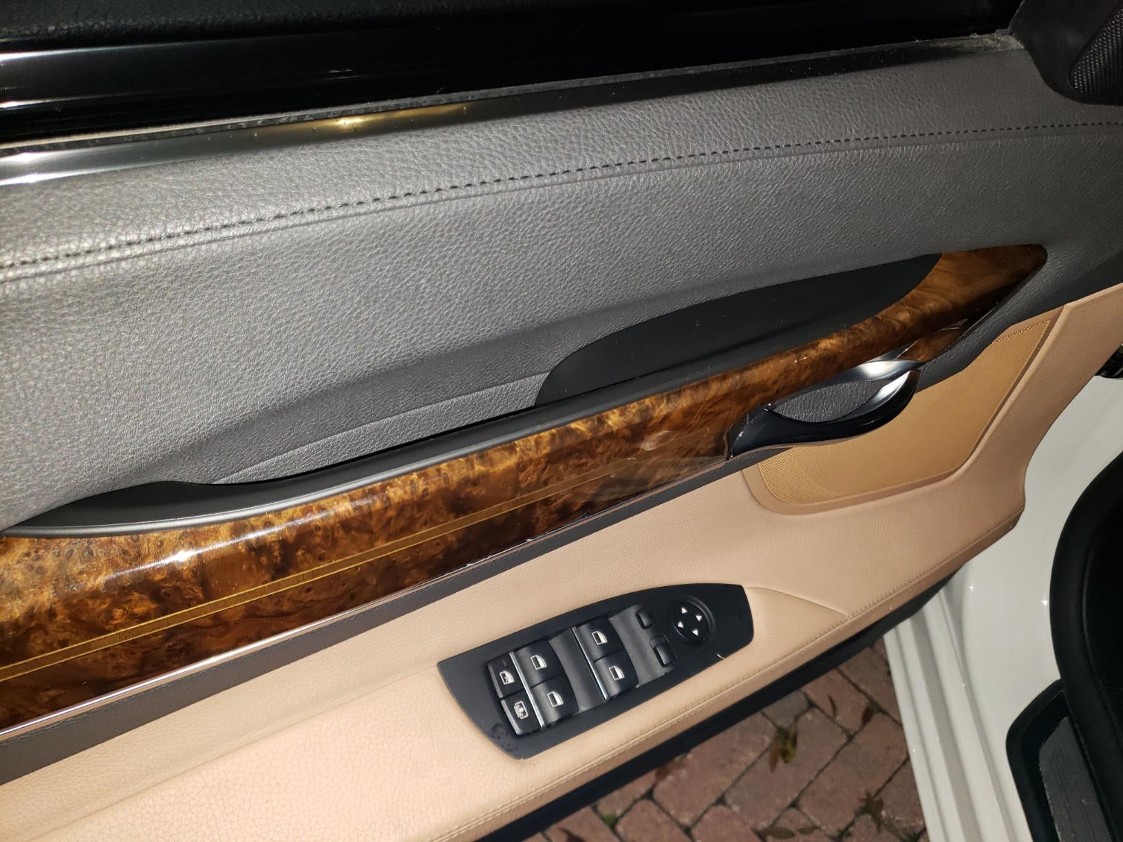 For BMW 7 Series Door Pull Handle Covers 2PCS – Compatible with BMW 7 Series F01/F02 (2008-2014) Left & Right Front Door Handle Trim Cover-autoydsstore