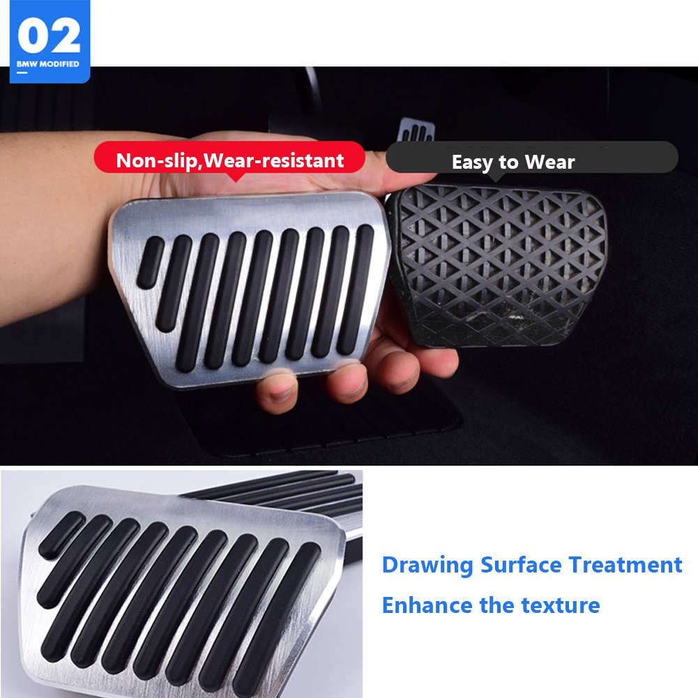 For BMW Gas Pedal and Brake Pedal Covers - A Model - B Model | YDSSTORE