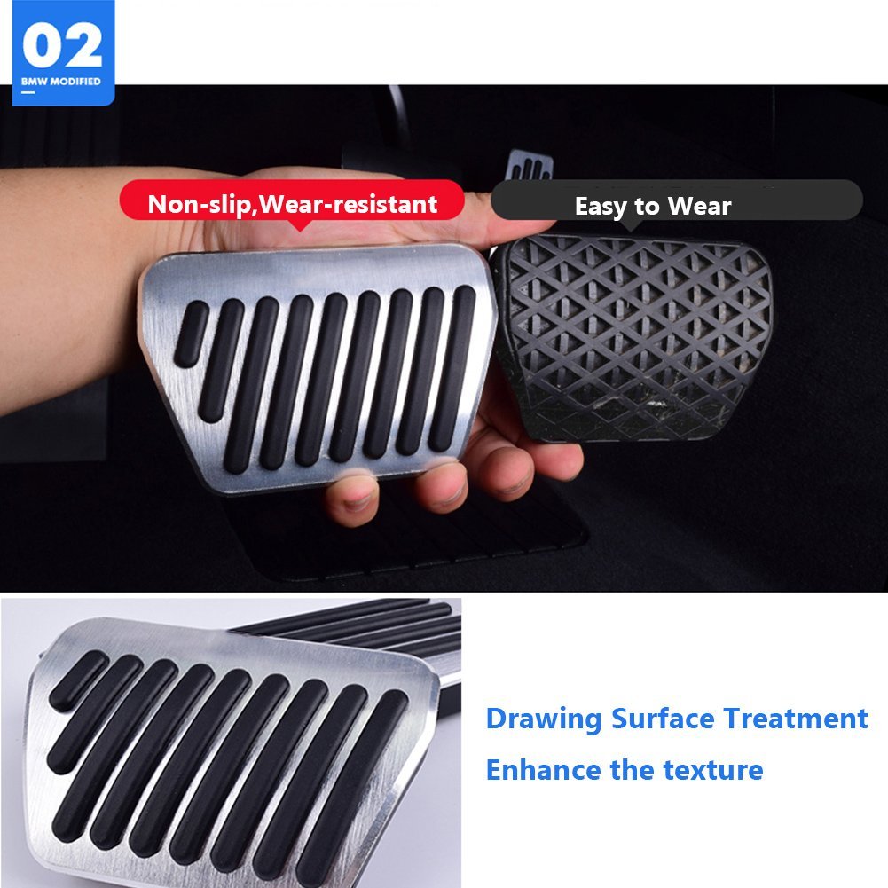 For BMW Gas Pedal and Brake Pedal Covers - A Model - B Model | YDSSTORE