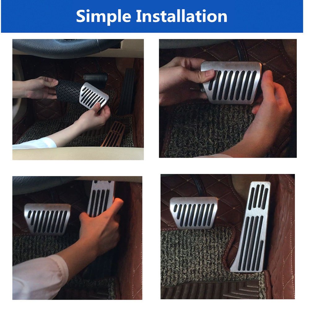 For BMW Gas Pedal and Brake Pedal Covers - A Model - B Model | YDSSTORE