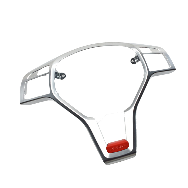 Car Steering Wheel Outer Frame Chromed Cover Trim.for Benz C E GLK CLS Class W176 W246 W204 W212 GLK204 W156 W117 W218-autoydsstore