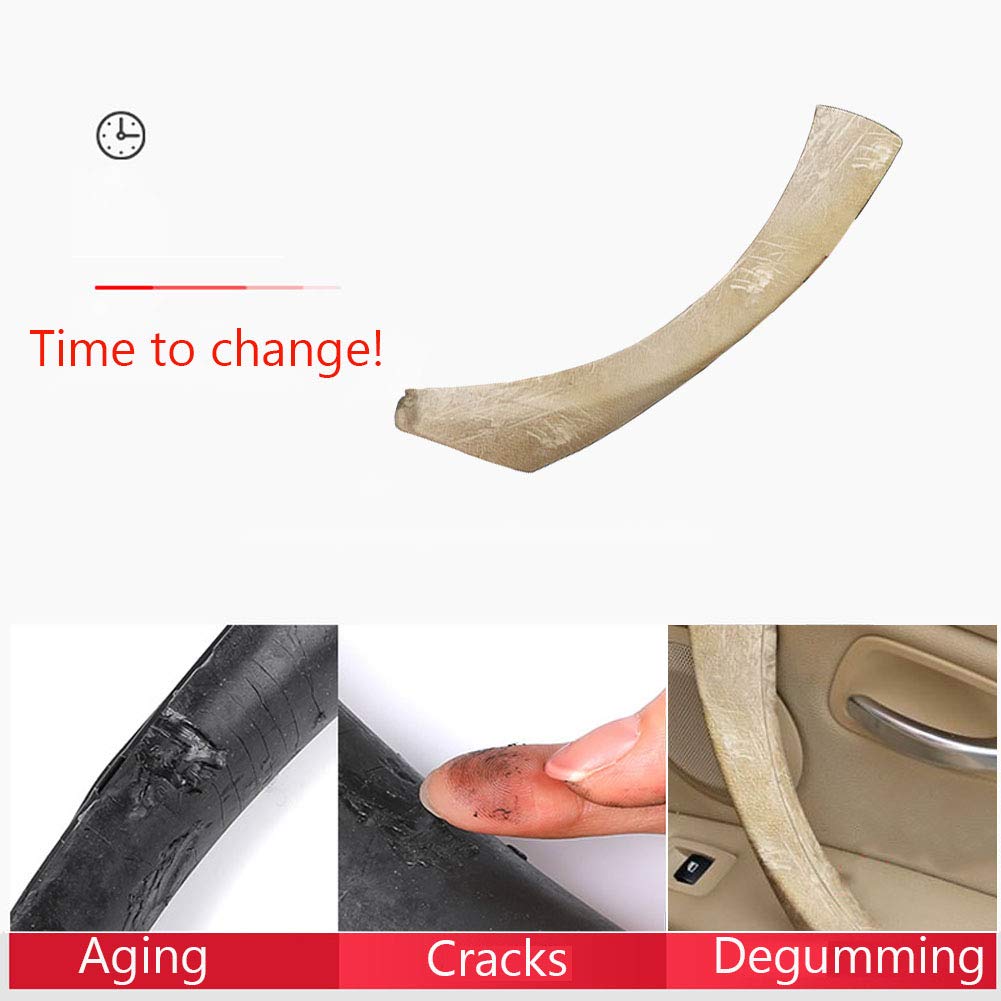 For BMW 3 Series E90/E91 Car Door Handle+Outer Cover-BLACK | YDSSTORE