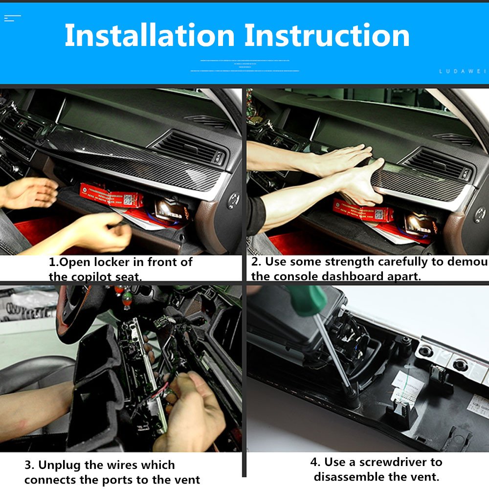 Upgraded For BMW 5 Series F10/F11 Air Vent Replacement - Front | YDSSTORE