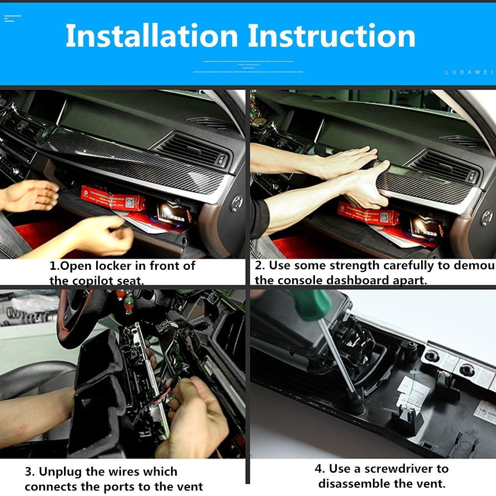Upgraded For BMW 5 Series F10/F11 Air Vent Replacement - Front | YDSSTORE