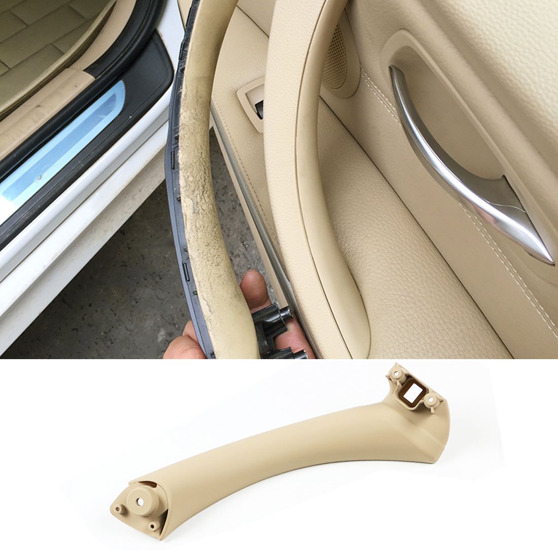For BMW 3 Series E90/E91 Car Door Handle-Outer Cover Included-BEIGE