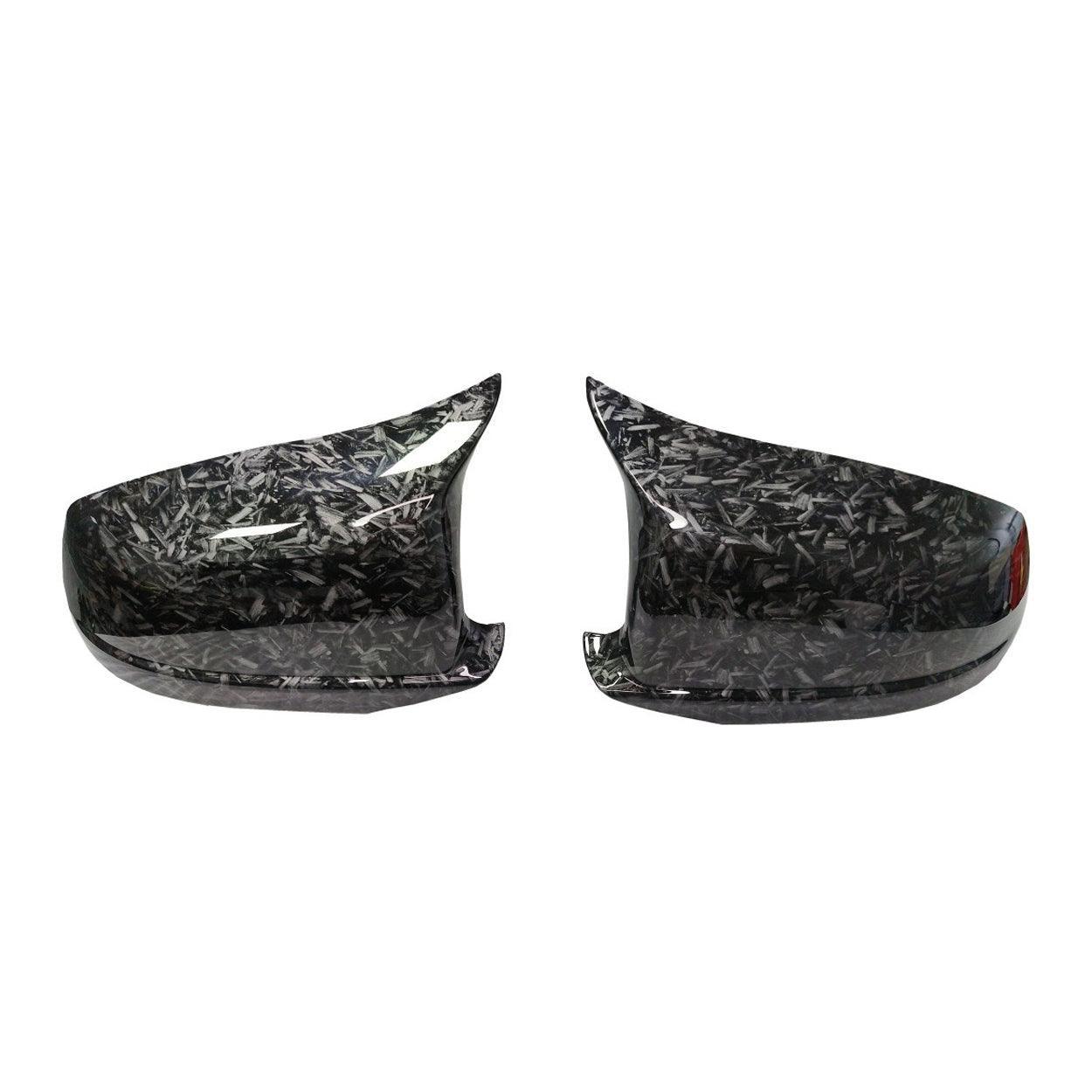 Side Door Rearview Mirror Caps Covers Replacement for BMW 2010-2013 F10 F11 F18 525i 530i 535i 550i  xDrive Pre-LCI Carbon Fiber Pattern-autoydsstore