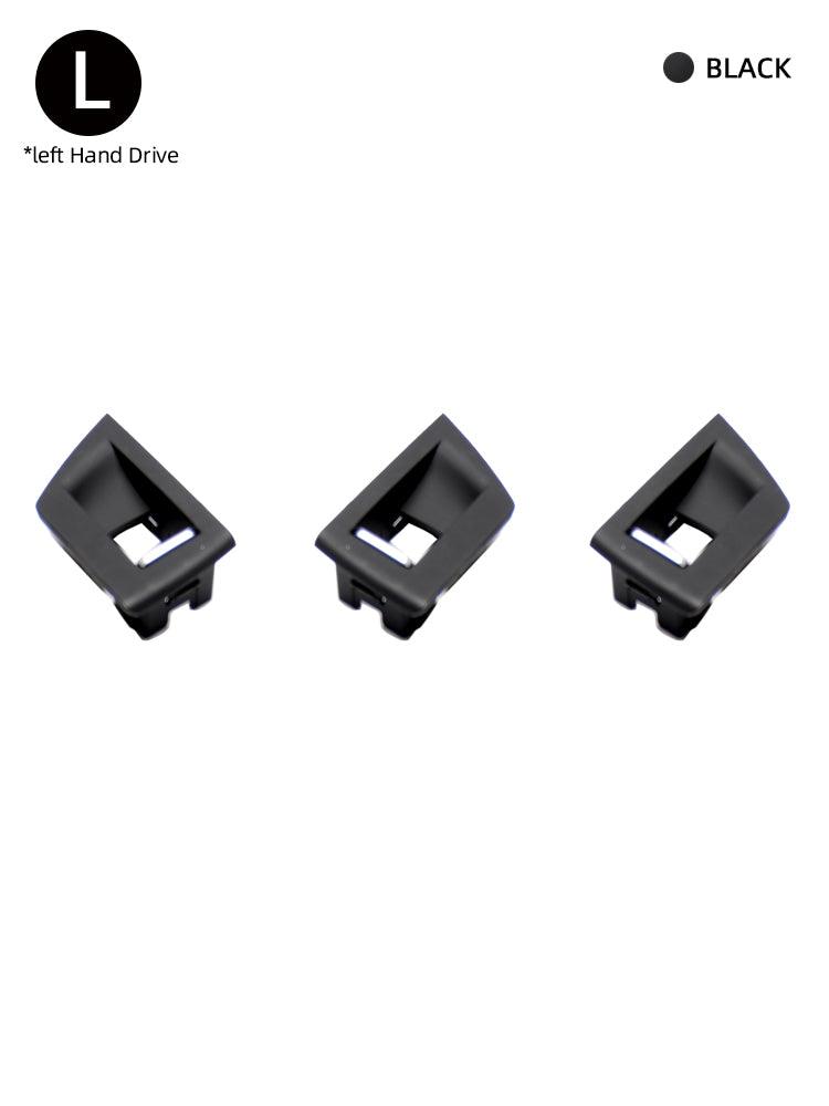 Suitable for BMW 5 Series left and right peptide F10 F11 lift window button panel switch cover trim black carbon fiber 520 525d-autoydsstore