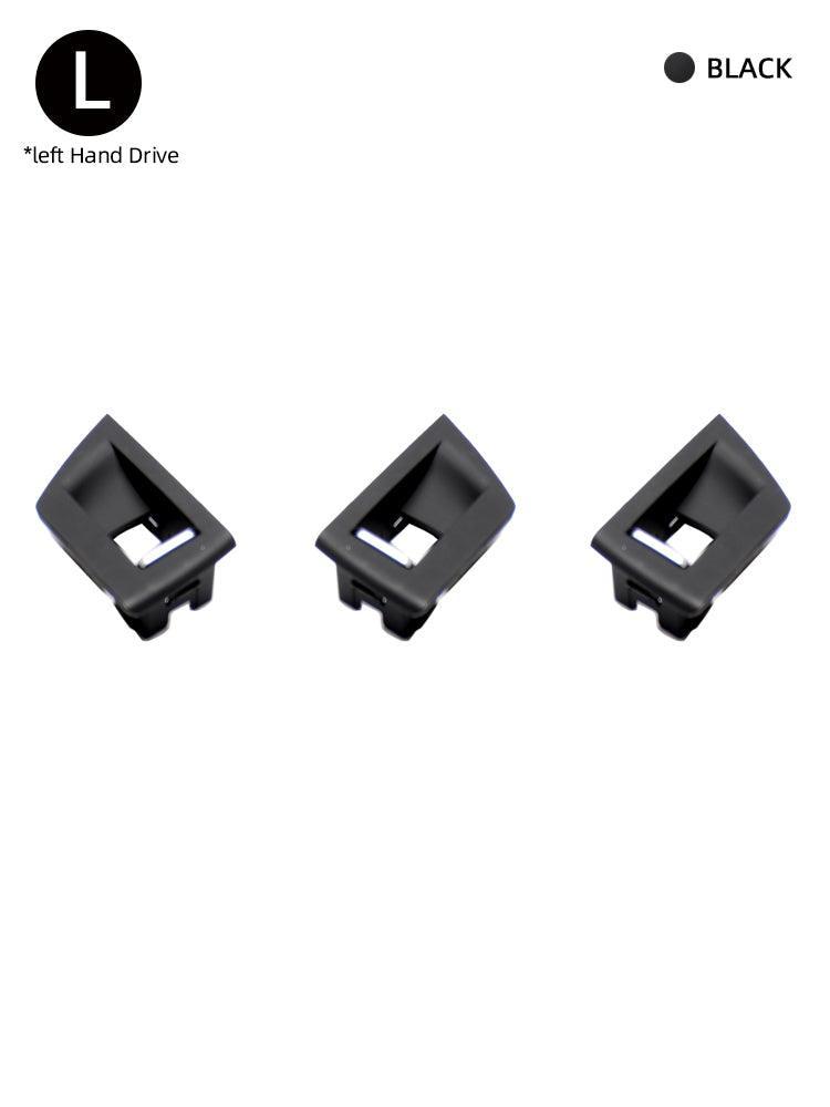 Suitable for BMW 5 Series left and right peptide F10 F11 lift window button panel switch cover trim black carbon fiber 520 525d-autoydsstore