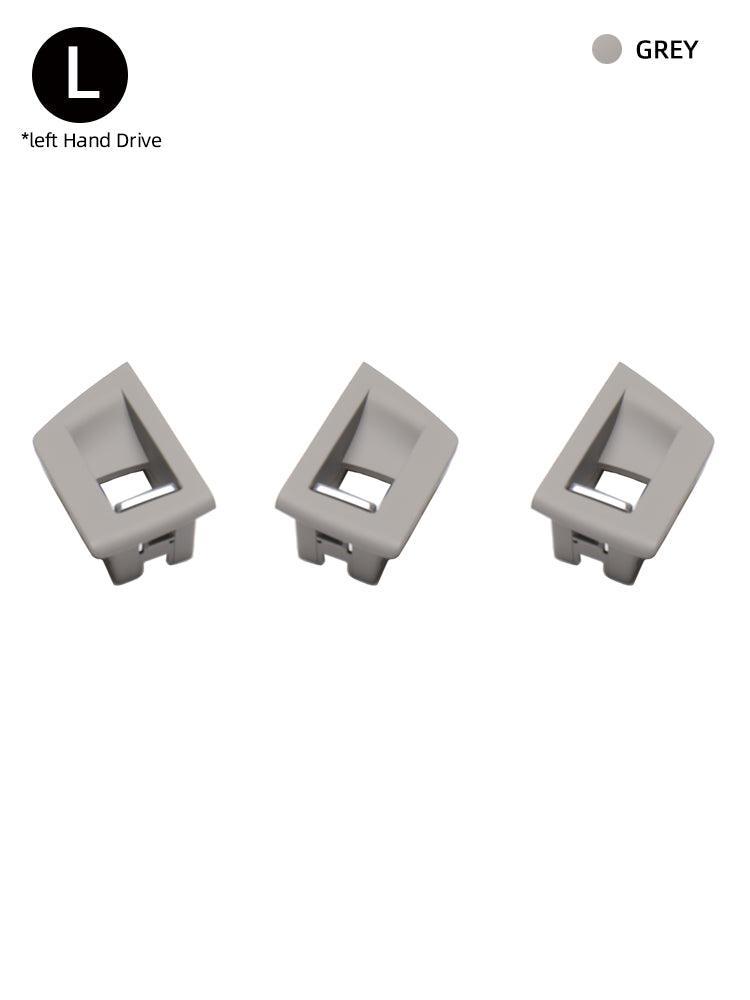 Suitable for BMW 5 Series left and right peptide F10 F11 lift window button panel switch cover trim black carbon fiber 520 525d-autoydsstore