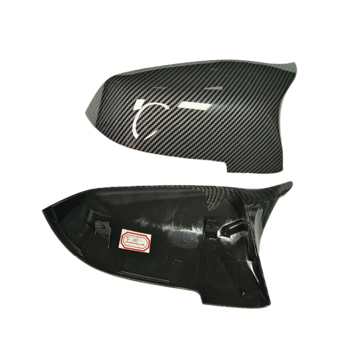 Car Side Mirror Caps for 2013-2018 BMW 5 6 7 Series F10 F07 F18 F11 F06 F12 F13 F02 520i 528i 535i 640i 650i Facelift Models Exterior Carbon Fiber Accessories Replacement Tuning Parts - 1 Pair-autoydsstore