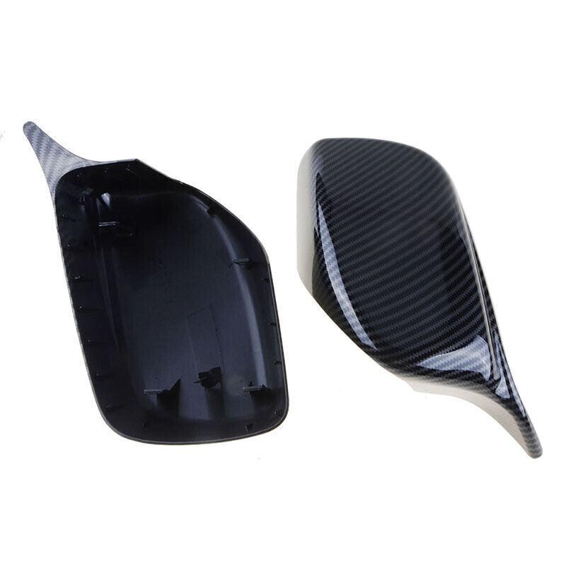 Black M Style Side Wing Mirror Cover Caps Compatible with BMW 5 Series E60 E61 E63 E64 2003-2007 Pre-Lci-autoydsstore