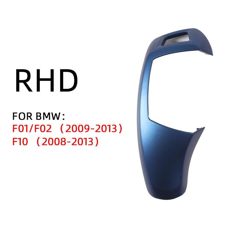 Replacement Gear Shift Cover Black For BMW 5 Series  F01 F02 F10 520i 525 530 Shifter gear knob Lever Panel Head Cover Sticker-autoydsstore