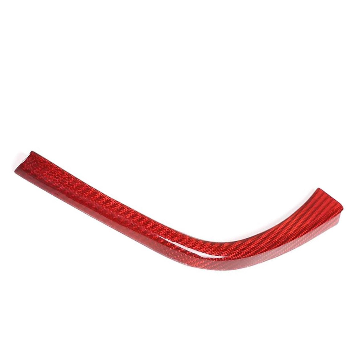 Real Carbon Fiber Car Gear Shift L Shape Strips Trim for BMW F80 F82 F83 M3 M4 2014-2018 Left Hand Driving Accessories-autoydsstore