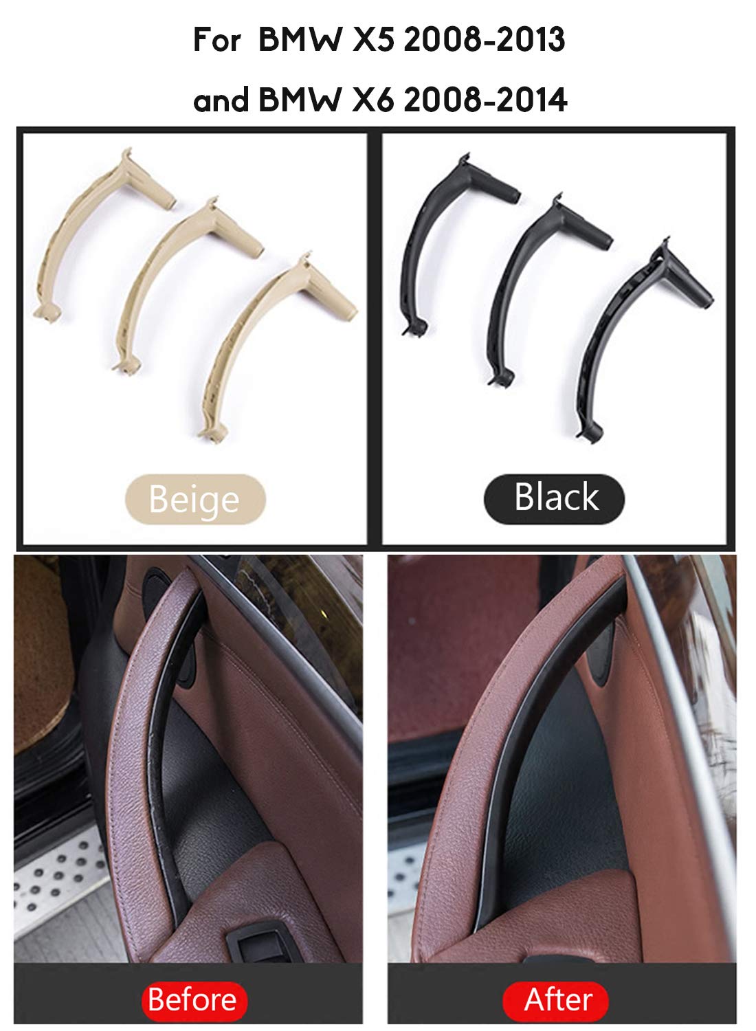 Upgraded For BMW X5 2008-2013 & X6 Car Door Handle | Right | YDSSTORE