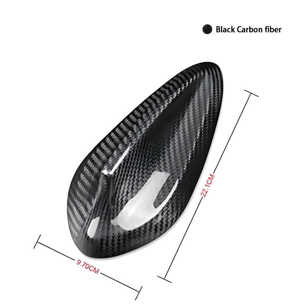 YDSSTORE Carbon Fiber Car Shark Fin Antenna Cover Antenna Toppers Sticker for BMW F20 F21 F52 F45 F46 F31 F34 GT G31 G32 GT F48 F49 F39 G01 G08 G02 F15 F85 G05 F16 F86 G07 Exterior Accessories. Black-autoydsstore
