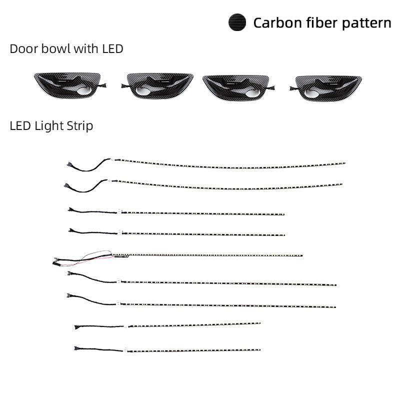 For Bmw F10 Led Light Car Accessories Interior Decorative Lights Rgb Auto Acessories Lighting Neon Strip Decorations Vehicles-autoydsstore