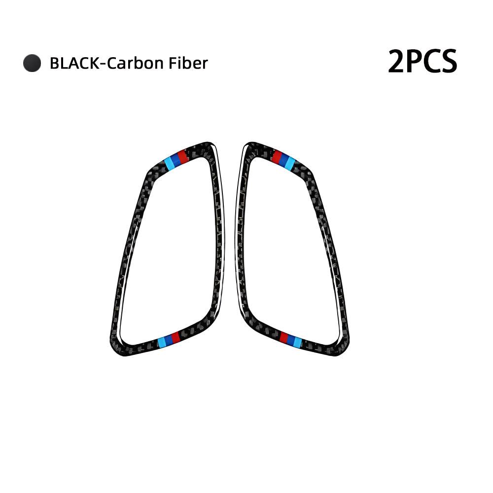 2PCS Car Door Bowl Frame Sticker Decal Carbon Fiber Trim fits for BMW 3 Series E90 E91 E92 E93 2006-2011 Interior Accessories-autoydsstore