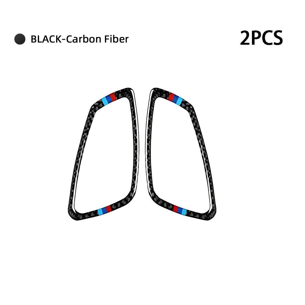 2PCS Car Door Bowl Frame Sticker Decal Carbon Fiber Trim fits for BMW 3 Series E90 E91 E92 E93 2006-2011 Interior Accessories-autoydsstore