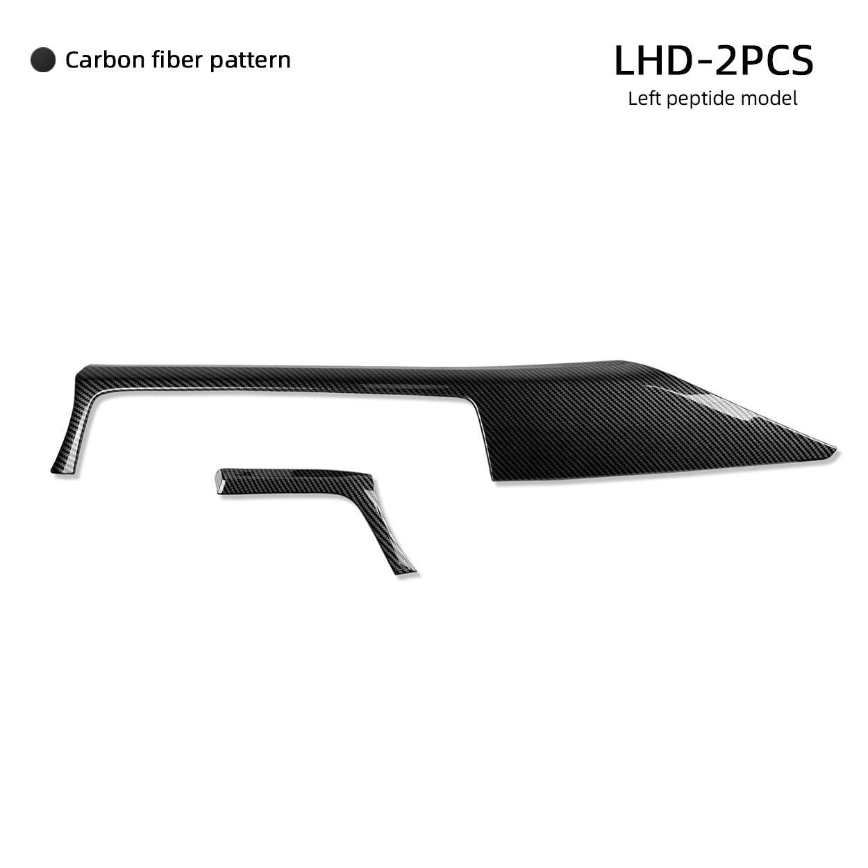 Car Dashboard Cover Panel Sticker Carbon Color ABS Decal Trim fits for BMW 3 4 Series F30 F31 F34 3GT F32 F33 F36 Accessories-autoydsstore