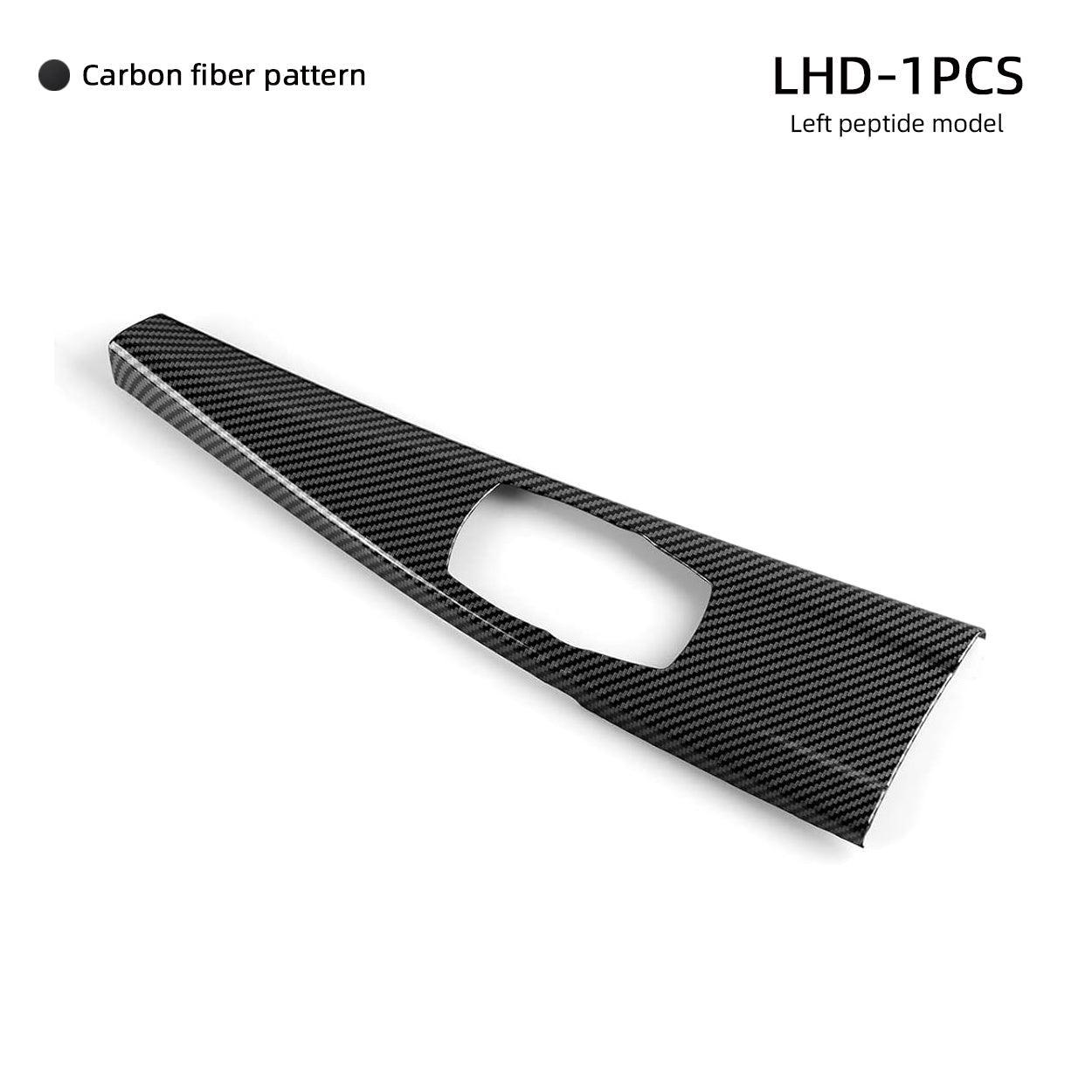 Carbon Fiber Multimedia Cover Sticker Wrap ABS Decal Trim for BMW F30 F31 F34 3GT F32 F36 Accessories - Not Compatible with F33 Convertible-autoydsstore