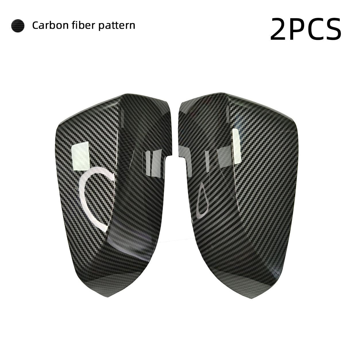 Car Side Mirror Caps for 2013-2018 BMW 5 Series F10 F11 F18. 6 Series F06 F12 F13. 7 Series F02 Facelift Models - Carbon Fiber Replacement Accessories - 1 Pair-autoydsstore
