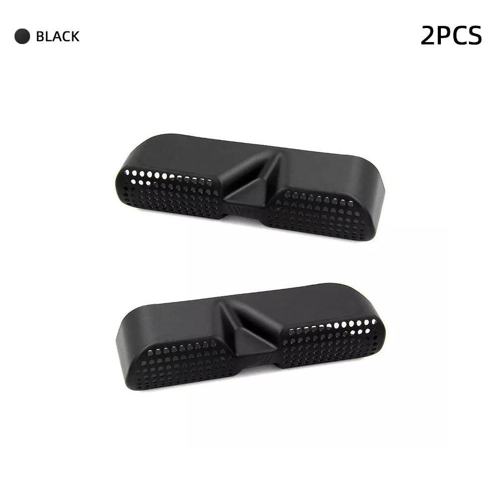 2x Rear Under Seat AC Air Vent Cover Decor for BMW X3 F25 2011-2017 & X4 F26 | ABS Plastic Dust Protective Frame Cover-autoydsstore